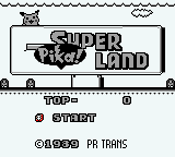 Super Pika Land DX Title Screen